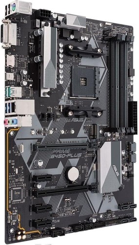 Asus Prime B450-Plus Mainboard Sockel AM4 (ATX, AMD AM4, DDR4-Speicher, natives - Bild 4 von 5