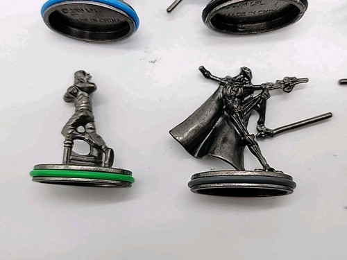 Vintage Star Wars Saga Ed. Monopoly 2005 Set 8 Ersatzteile Token Zinnfigur - Bild 4 von 12