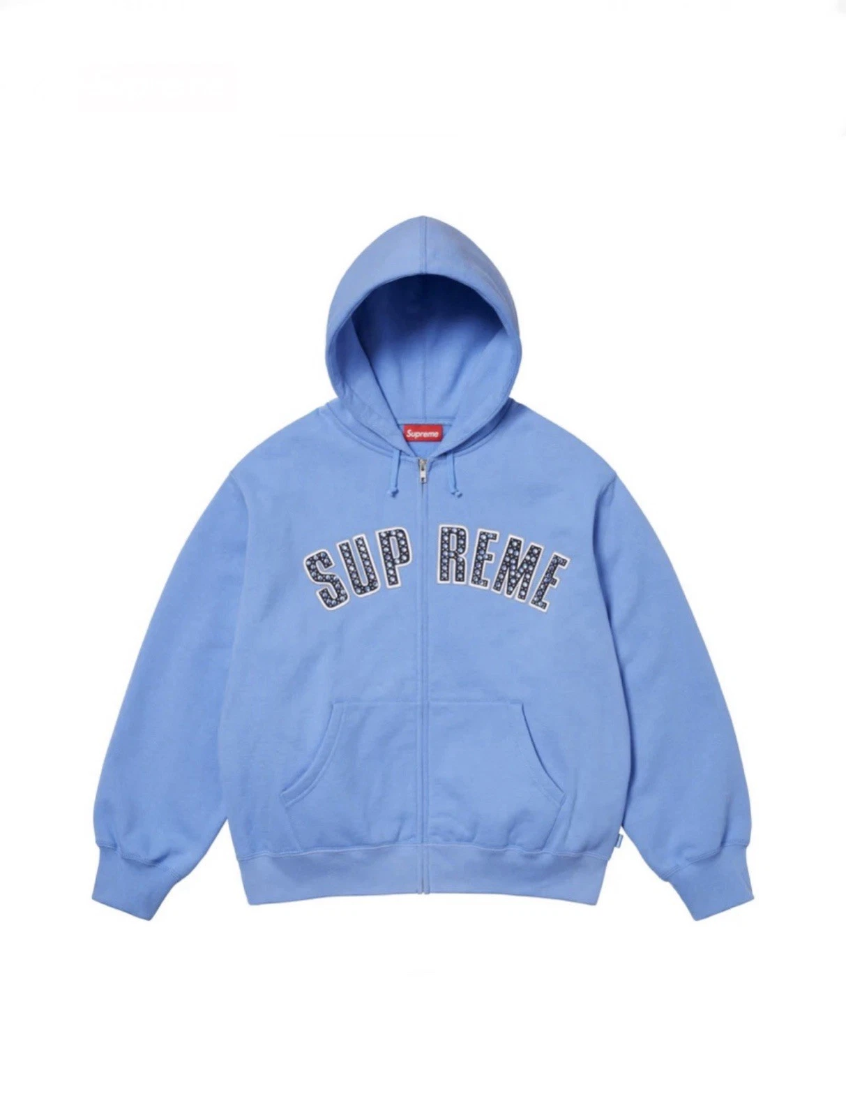 Supreme BB SIMON capuche zippée noire taille L SS25 EN MAIN ?