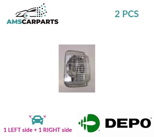 INDICATOR LIGHT BLINKER LAMP PAIR OUTSIDE MIRROR 038-33-002 LORO 2PCS NEW