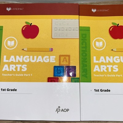 LIFEPAC 1st Grade Language Arts Teachers Guide Part 1 and 2