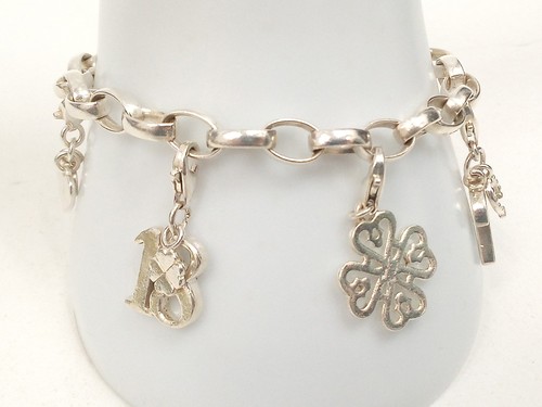 Thomas Sabo 925 Sterling Silver Bracelet With X7 Beautiful Charms 19cm 27.43g - Picture 6 of 11