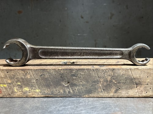 Antique Bonney RF55 Flare Nut Wrench For Mechanics And Tradesman 1 1/8 & 7/8 - Picture 5 of 14