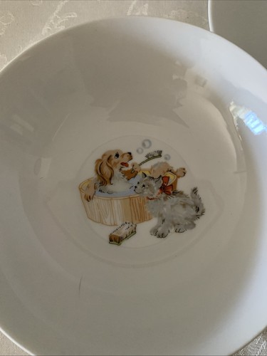 Vintage Hutschenreuther ~ Germany Child Plate & Bowl, Set Of 2 Pieces - Picture 5 of 15