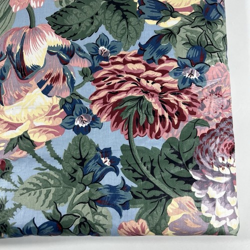 Vintage 1987 Bloomcraft Atelier Beautiful Floral Teflon Fabric (9 Yds x 54 in.) - Picture 5 of 16