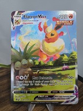 Flareon VMAX Eevee Evoluzioni Jumbo Carta Pokemon Oversize Holo SWSH180 NM
