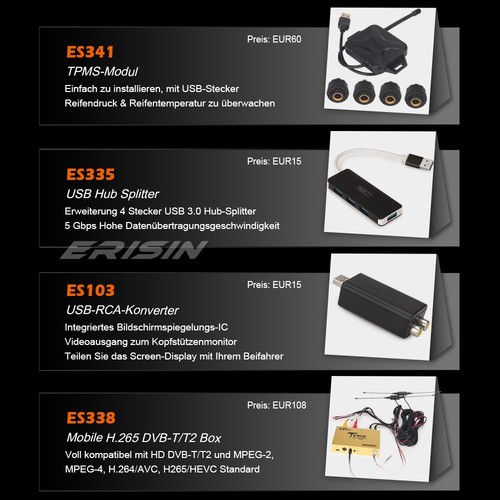 Android 14 DAB+ Autoradio Navi CarPlay 8-Kern 64GB Mercedes G/C/CLC Klasse W203 - Bild 24 von 24