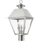 Livex Lighting 27219-91 Wentworth Post Light or Accessories Brushed Nickel