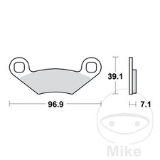 TRW Standard-Bremsbeläge ALTN: 7325301