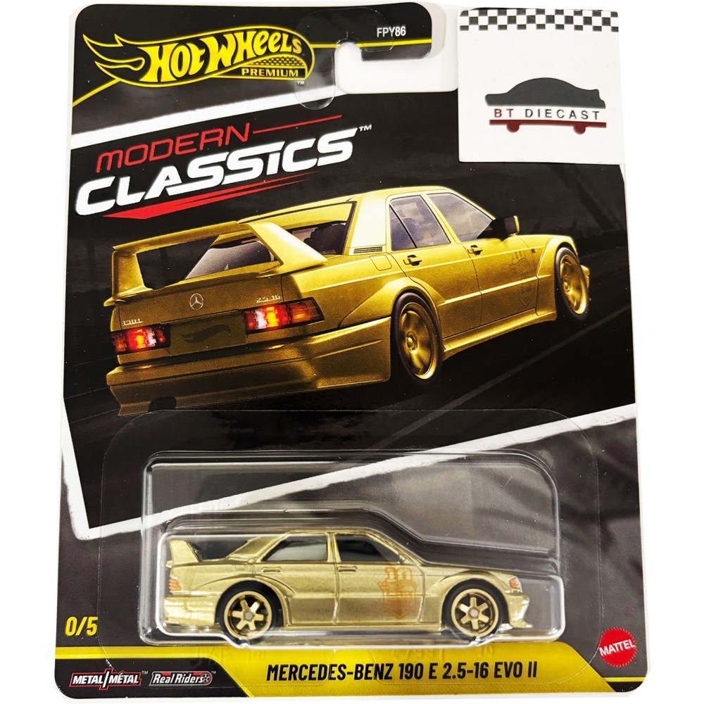 ミニカー HotWheels Mercedes-Benz 190 EVO *CHASE* HOT WHEELS MODERN CLASSICS 1/64 MERCEDES BENZ 190 E 2.5-16 EVO
