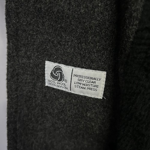Vtg. BOTANY 500 Wool Nylon Men’s Coat Dark Gray Size XL - Winter Jacket Made USA - Picture 3 of 6