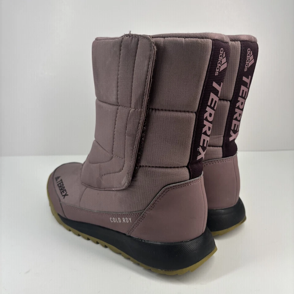 Adidas Terrex Choleah COLD.RDY Women’s 7.5 Mauve Insulated Slip-On Hiking Boots - Image 4 of 4