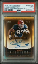 2024 Topps Midnight Cornelius Bennett Auto-Summer Solstice /50 Psa 9 Pop 2