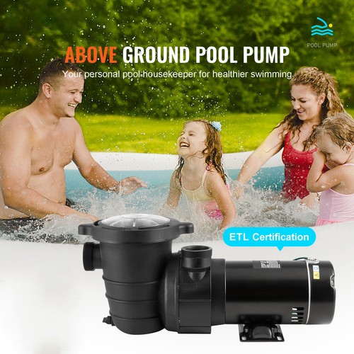 Above Ground Swimming Pool Pump Single Speed 1 HP 80 GPM 3450 RPM 120V - Picture 2 of 12
