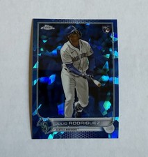 2022 Topps Chrome Update Sapphire Julio Rodriguez RC Refractor US44 Mariners
