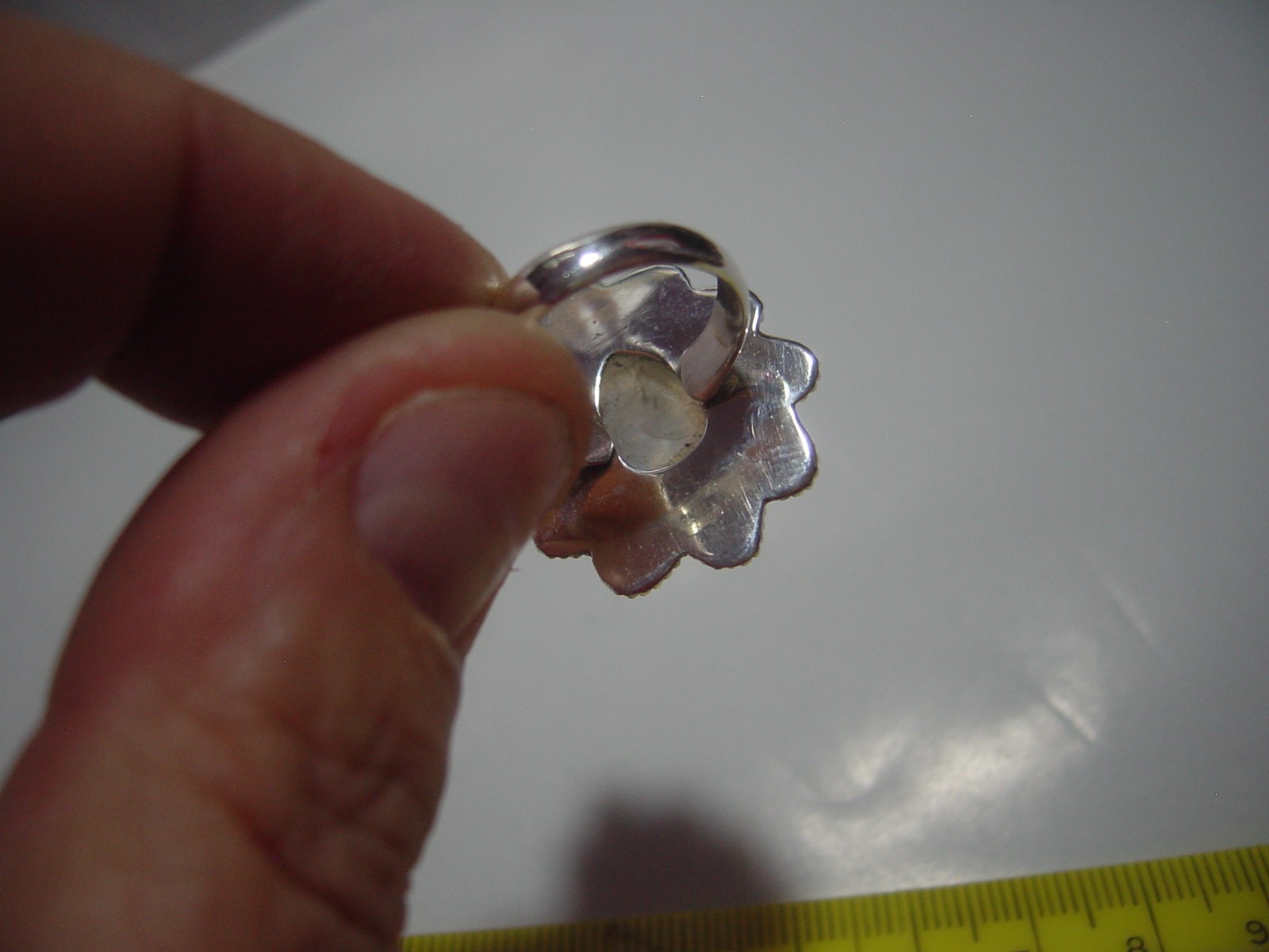 VINTAGE SOLID SILVER- GENUINE LARGE RAINBOW MOONS… - image 8