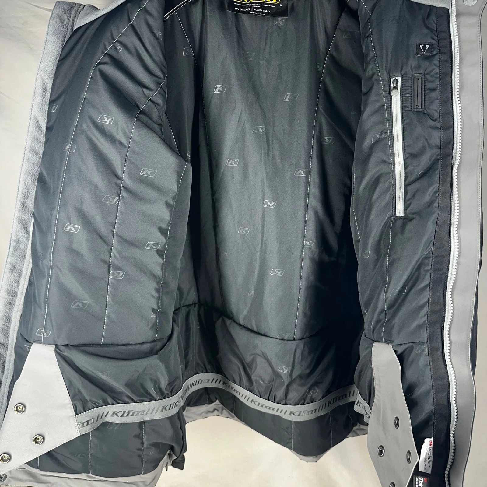 Klim Gore-Tex Allure Waterproof Snowmobile Jacket, Black Technical Shell, Size L - product detail image 4