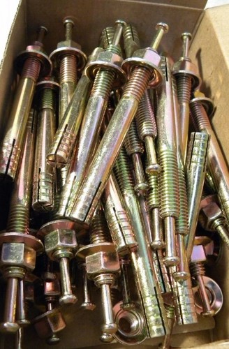 Midwest 3/8 In. x 3-1/2 In. Strike Hammer Drive Anchor (50 Ct.) Yellow Zinc - Picture 2 of 3