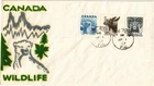 Dr Jim Stamps Canada Flocked Velvet Cachet Cover National Wildlife Week 3V Fdc