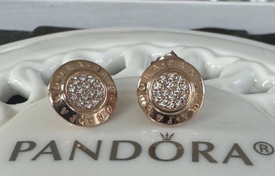 Pandora earrings 280559CZ Woman Pressure Logo Pandora Rose