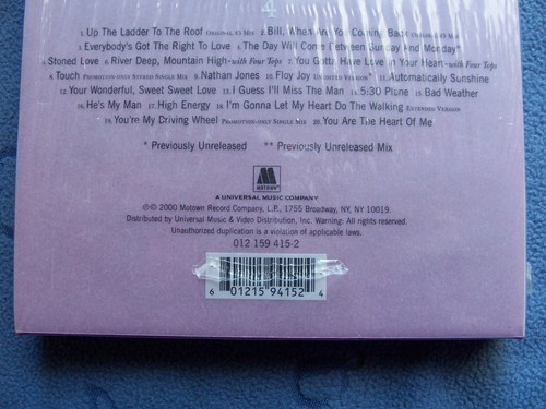 The Supremes...Their Whole Story 1960-1977..Limited Edition Bonus CD Box Set NEW - Picture 3 of 7