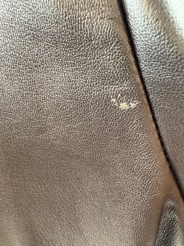 Hugo Boss Brown Leather Jacket Sheep Nappa Size 44R Excellent Condition - Picture 9 of 20