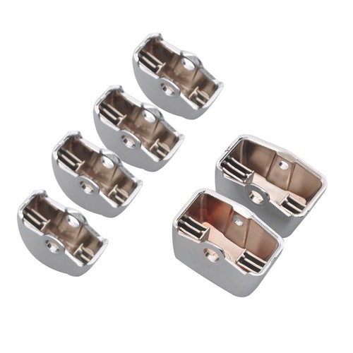 6pcs Chrome Hand Control Switch Housing Button Cap For Harley Breakout Sportster - Picture 4 of 16