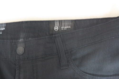 A&G Men’s Jeans Black Cotton Blend Fabric Made In Italy 36 x 28 Everett Model - Picture 3 of 12