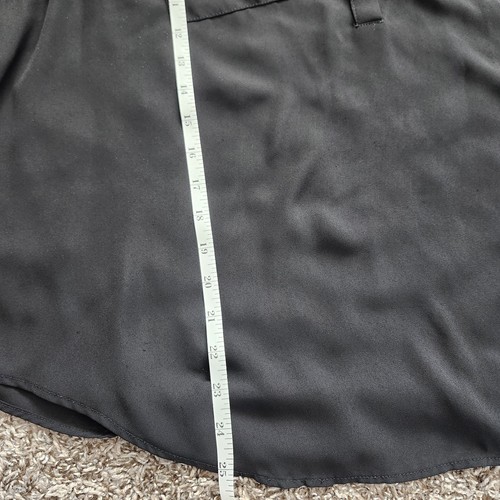 Torrid 1X schwarzer Harper Pullover 3/4 Roll-Tab Ärmel mit Taschen Bluse - Bild 9 von 9