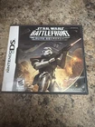 Star Wars Battlefront: Elite Squadron (Nintendo DS, 2009) Complete with/ Manual