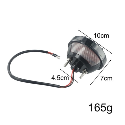 Stylish and Functional Black Motorcycle Tail Light for Improved Visibility - Picture 4 of 18