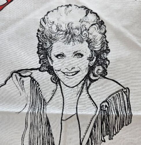 Sciarpa bandana concerto vintage Reba McEntire ricordo musica country memorabilia - Foto 2 di 8