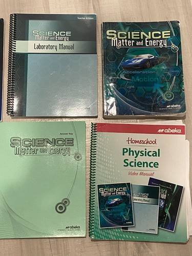 Abeka Physical Science Matter & Energy 9th Grade Christian Homeschool - 5 books - Picture 6 of 9