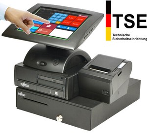 Cash Register System Retail Tse Fsc Ii Touchscreen Monitor Printer