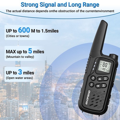 5904921481861 Walkie-Talkie Baofeng BF-T25E Czarny BAOFENG - Zdjęcie 7 z 12