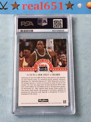 【Shaquille O'Neal】10シリ PSA Natinal Conv PSA 10 GEM MINT 1994 CLASSIC SHAQUILLE O'NEAL #69 MAGIC