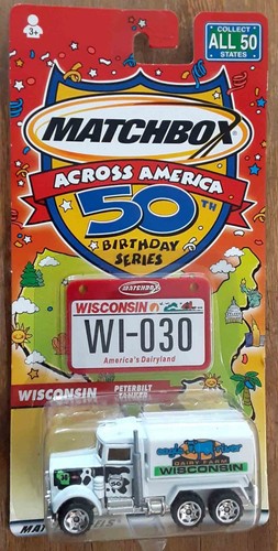 Matchbox Across America 50th Birthday Series - Wisconsin Peterbilt Tanker - Picture 1 of 2