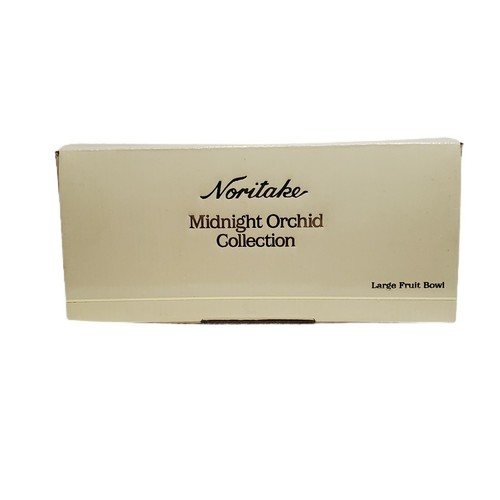 Tazón de fruta grande para orquídea de medianoche Noritake con caja de colección 7290 porción de 8 - Imagen 7 de 11