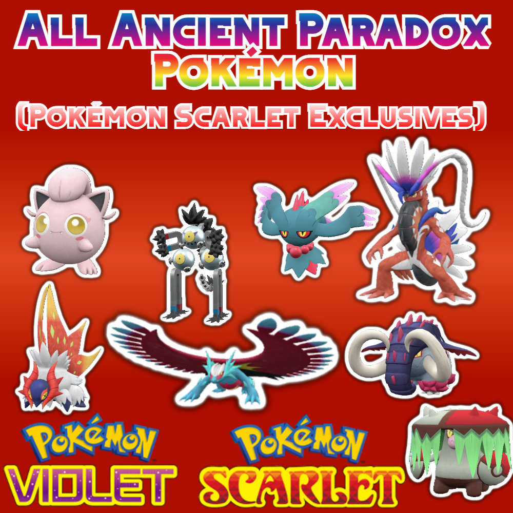 All Paradox Pokémon in Pokémon Scarlet & Violet