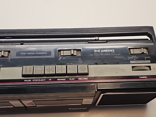Panasonic RX-FW17 Radio AM/FM Duel Cassette Player Recorder CASSETTE NOT WORKING - Picture 6 of 13
