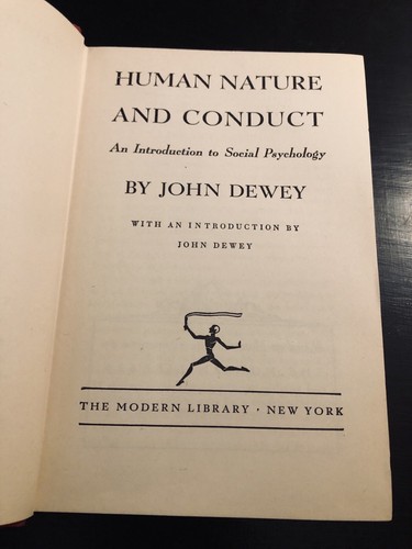 1950 - Human Nature And Conduct: Social Psychology - Dewey - Picture 3 of 10