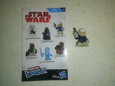 Star Wars Micro Force Han Solo Hoth Outfit & Character Checklist New
