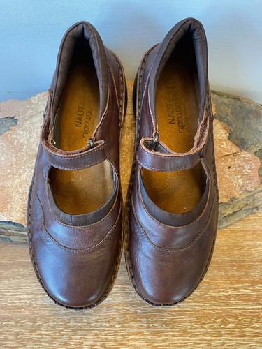 Naot Womens Brown Leather Mary Jane Shoes Size 38 Exquisite Comfort and Style - Picture 2 of 11