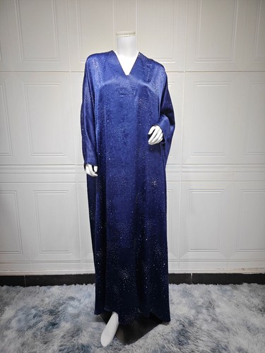 Dubai Women Evening Long Dress Abaya Kaftan Muslim Robe Elegant Party Gown Arab - Picture 25 of 27