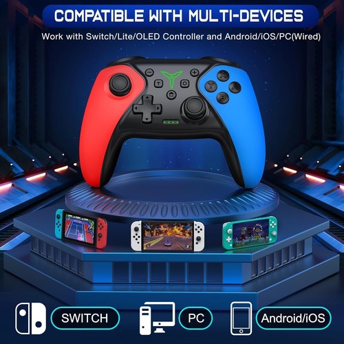 Wireless Switch Controller For Nintendo Switch/Lite/OLED Controller mac Vibrate - Picture 4 of 5