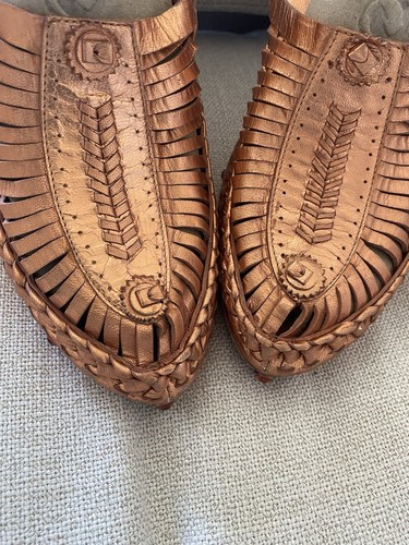 Bridget Shuster Designer Women's "Abba" Metallic Leather Clog Mules Sz 9.5 (NEW) - Picture 3 of 14