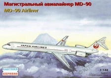 Eastern Express 1/144 McDonnell Douglas MD-90 Japan Airlines Civil Airliner