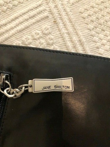 Jane Shilton Black Leather small bag - Picture 5 of 8