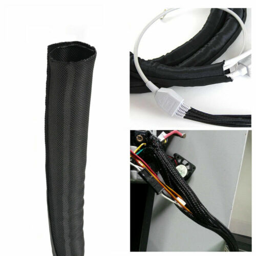 Lote de tubos protectores de cables de aislamiento de telar de alambre funda dividida de cable trenzado - Imagen 10 de 26