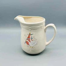 Vintage Marmalade International Goose Pitcher With Ice Lip 2 Quart